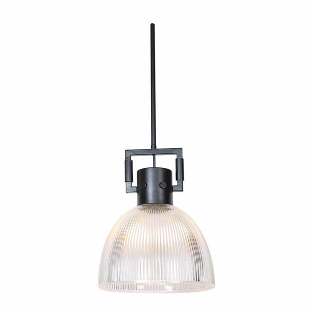 Plafondlamp DKD Home Decor Zwart Zilverkleurig Metaal Kristal 25,4 x 25,4 x 35,5 cm (2 Stuks)