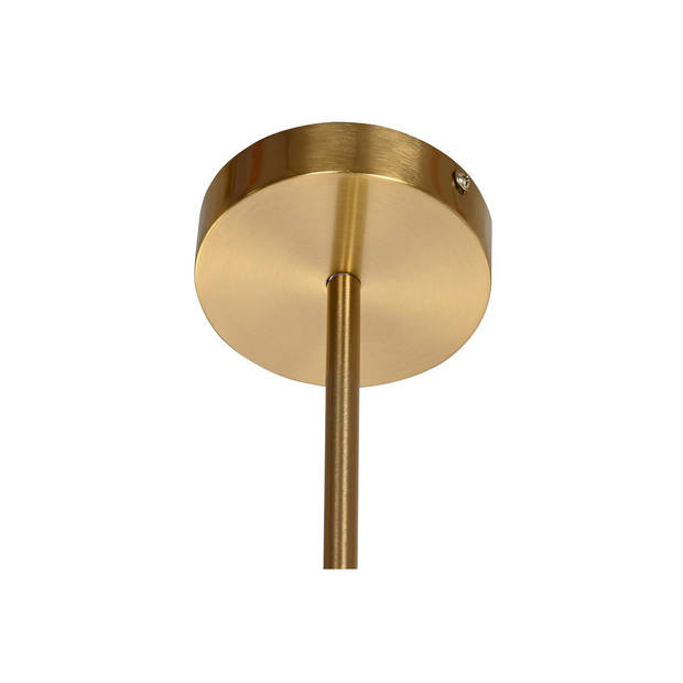 Plafondlamp DKD Home Decor 64 x 64 x 64 cm Kristal Gouden Metaal Wit 50 W