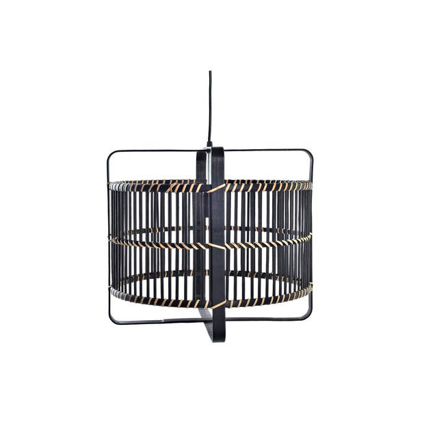 Plafondlamp DKD Home Decor Zwart Bamboe 50 W 40 x 40 x 35 cm