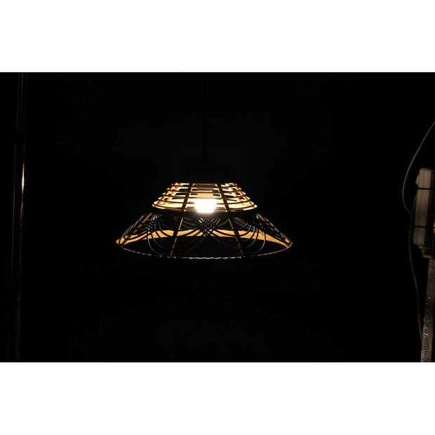 Plafondlamp DKD Home Decor Rotan Tweekleurig 50 W (41 x 41 x 21 cm)