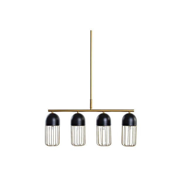 Plafondlamp DKD Home Decor Zwart Gouden 220 V 50 W (60 x 11 x 26 cm)