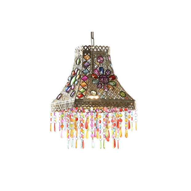 Plafondlamp DKD Home Decor Metaal Koper Multicolour 40 W 50 W 28 x 28 x 30 cm