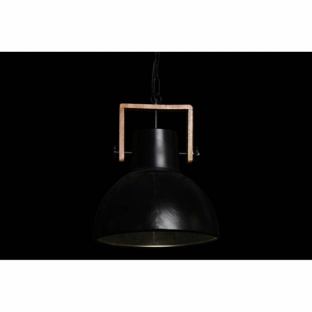 Plafondlamp DKD Home Decor Bruin Zwart Metaal Mangohout 50 W 40 x 40 x 49 cm