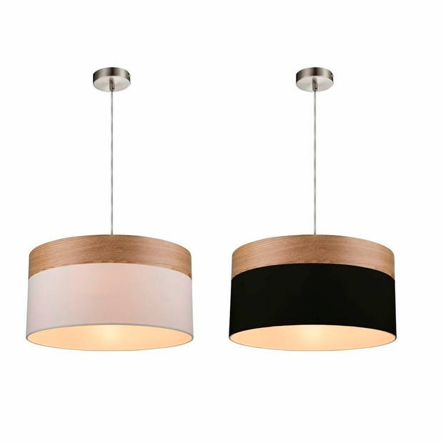 Plafondlamp DKD Home Decor Wit Zwart Multicolour Zilverkleurig Natuurlijk Metaal 50 W Scandi 220 V 30 x 40 cm 38 x 38...