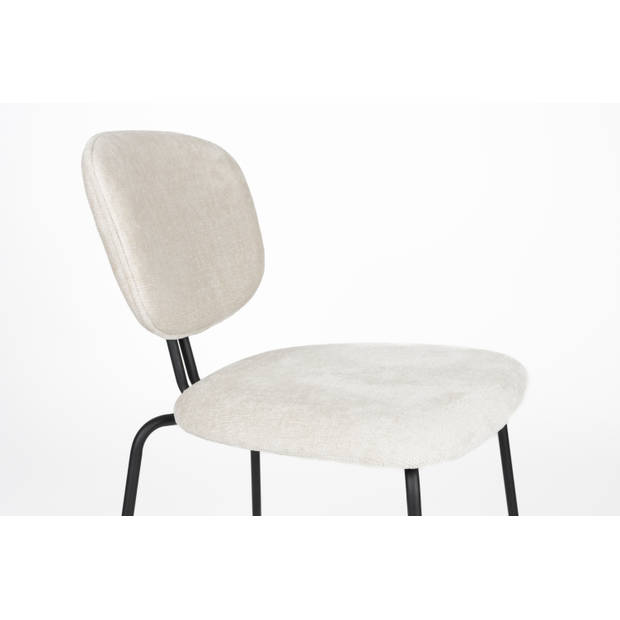 Housecraft Bouton Eetkamerstoelen Off White - Set van 2