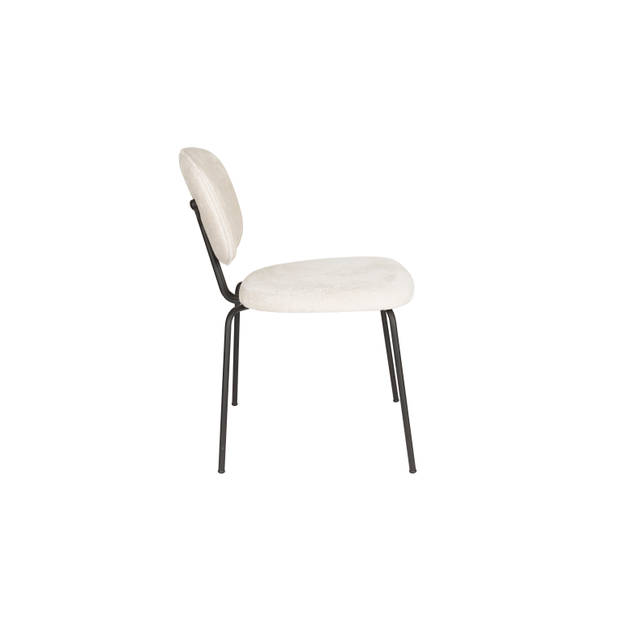 Housecraft Bouton Eetkamerstoelen Off White - Set van 2