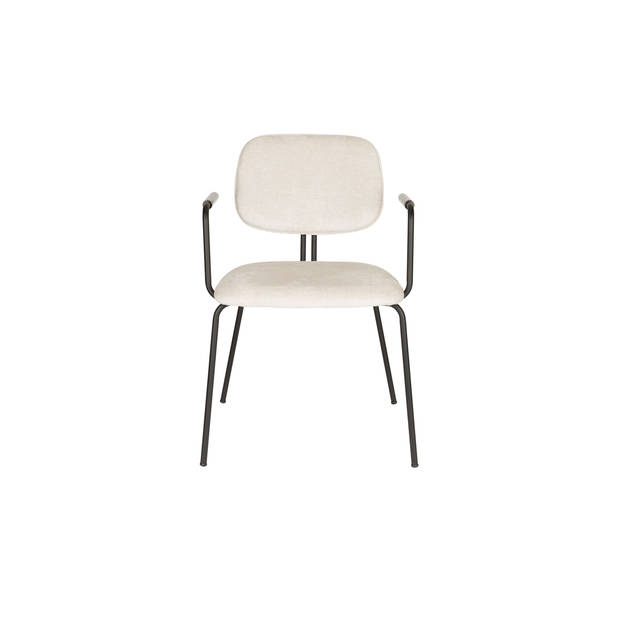 Housecraft Bouton Eetkamerstoelen Off White - Set van 2