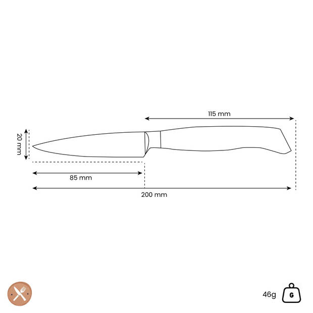 Messermeister - oliva luxe 9 cm office mes