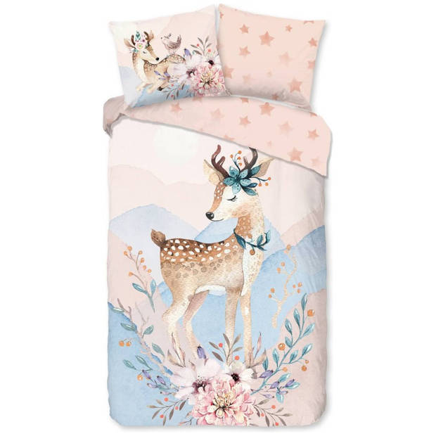 Good Morning Kinderdekbedovertrek Bambi - 140x200/220 cm - Flanel