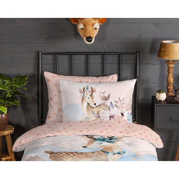 Good Morning Kinderdekbedovertrek Bambi - 140x200/220 cm - Flanel