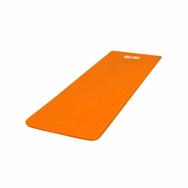 Gorilla Sports Oranje - Yogamat Deluxe 190 x 60 x 1,5 cm