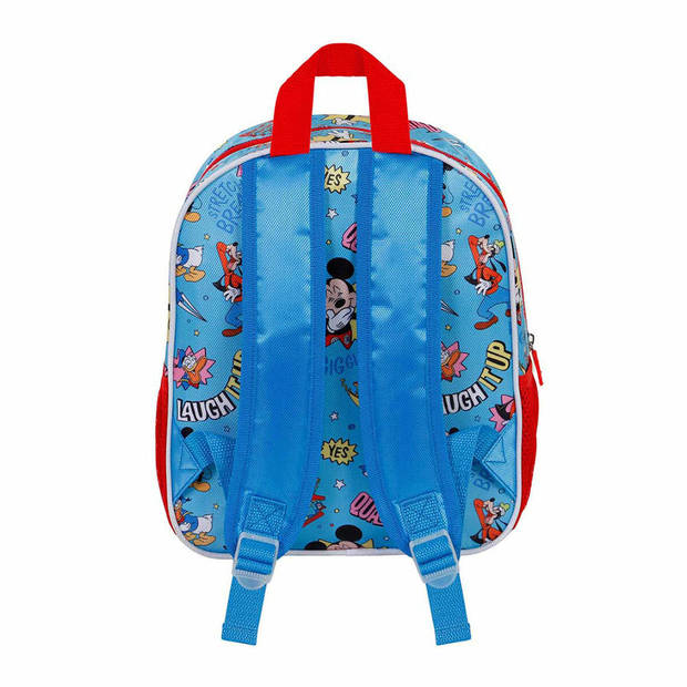 3D-schoolrugzak Mickey Mouse Karactermania Blauw 26 x 11 x 31 cm