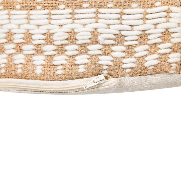 Beliani SARSAR - Poef-Beige-Jute