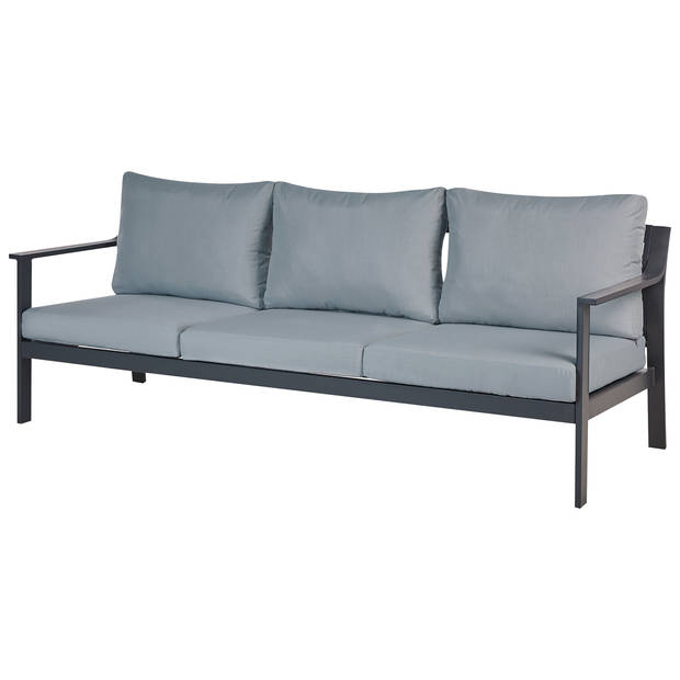 Beliani KIATO - Tuinsofa-Grijs-Aluminium