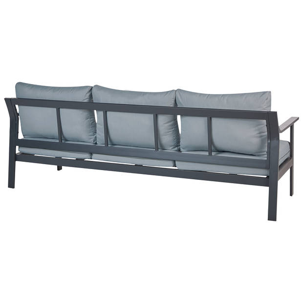 Beliani KIATO - Tuinsofa-Grijs-Aluminium