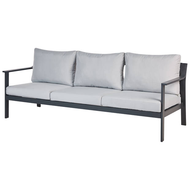 Beliani KIATO - Tuinsofa-Grijs-Aluminium