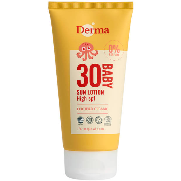 Derma Eco Sun Baby SPF30 Zonnelotion - Waterbestendig - Baby - Gevoelige Huid - Biologisch - Allergievriendelijk -