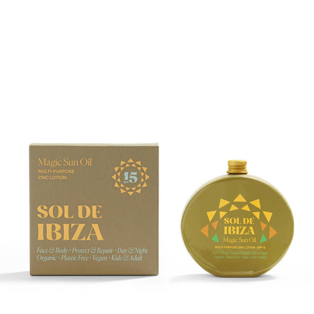 Sol de Ibiza beschermende en herstellende zonneolie SPF15 - 30ml - 30 ml