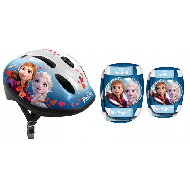 Disney Frozen II Skatebescherming 5-delig 50-56 cm Blauw 5-delig