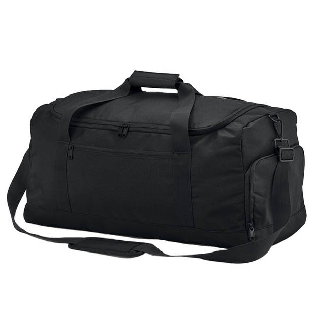 Bagbase Reistas/weekendtas/sporttas model Active - zwart - 55 x 26 x 27 cm - 35 liter - Reistas (volwassen)