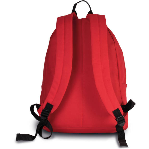 Kimood Schooltas/rugzak voor tieners - 27 L - basisschool - lunchtas - rood - 30 x 19 x 42 cm - Rugzak - kind