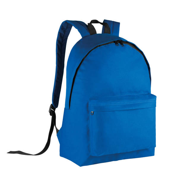 Kimood Schooltas/rugzak voor tieners - 27 L - basisschool - lunchtas - blauw - 30 x 19 x 42 cm - Rugzak - kind