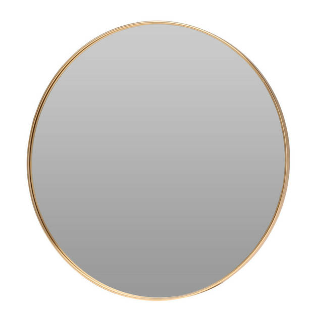 Home & Styling Wandspiegel Golden Circle - frame kleur goud - Dia 40 cm - badkamer/toilet/gang - Spiegels