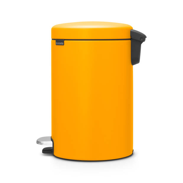 Brabantia NewIcon Prullenbak - 12 liter - Mineral Sunny Orange