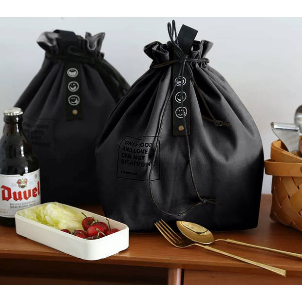 Dooki® Lunchtas Koeltas Picknicktas Zwart