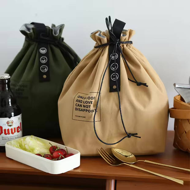 Dooki® Lunchtas Koeltas Picknicktas Geelbruin