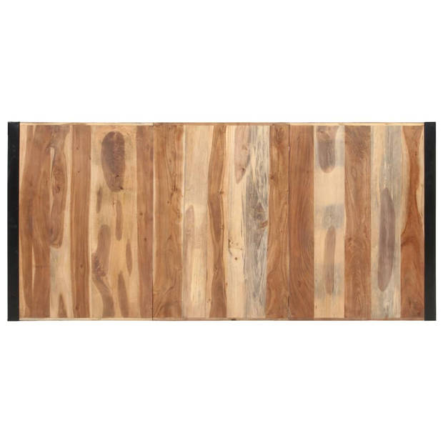 vidaXL Eettafel 220x100x75 cm massief hout