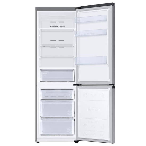 Gecombineerde koelkast - SAMSUNG - RL34C601DSA - Klasse C - 344 L (230 L + 114 L) - L60 x H185 cm - Metaalgrijs