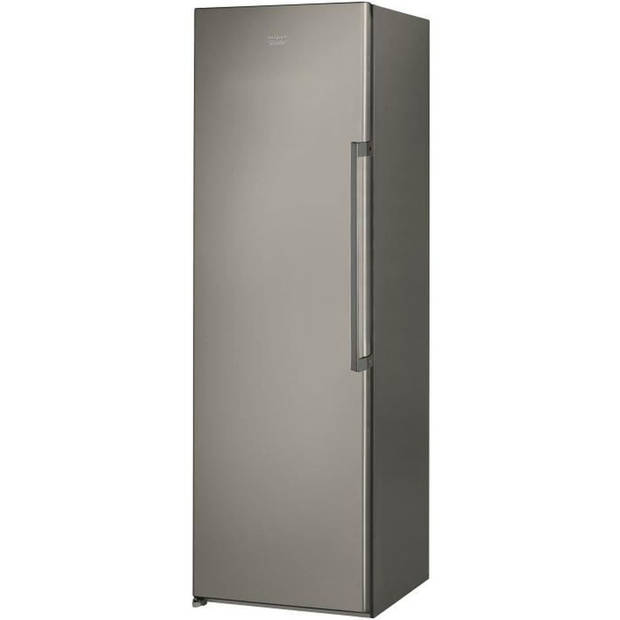 Rechtopstaande vriezer - HOTPOINT UH8F2CXFR - 4 manden/laden - 263L - Klasse E - L 59,5 cm x H 187,5 cm - RVS