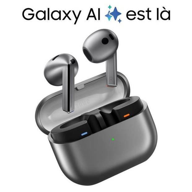 SAMSUNG Galaxy Buds3 draadloze hoofdtelefoon actieve ruisonderdrukking Zilver