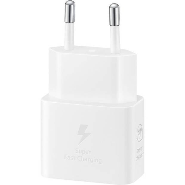 SAMSUNG FAST 25W USB C - Netlader zonder kabel wit