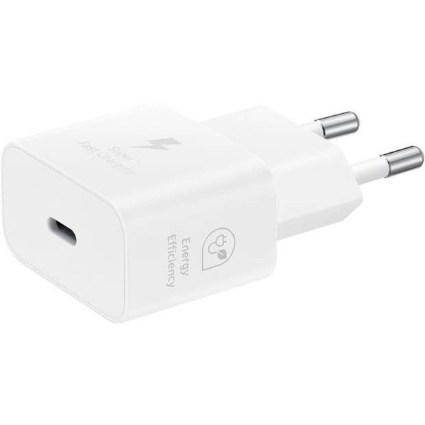 SAMSUNG FAST 25W USB C - Netlader zonder kabel wit