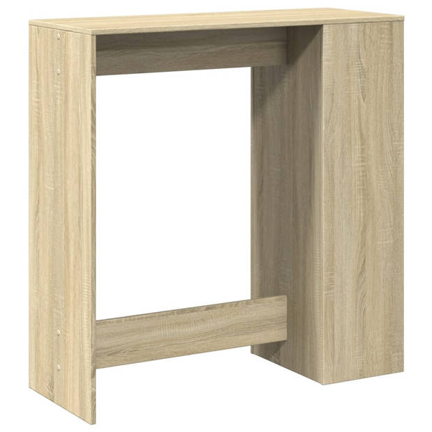 vidaXL Bartafel met rekken 101x40x103,5 cm hout sonoma eikenkleur