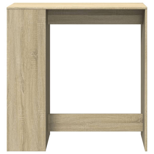 vidaXL Bartafel met rekken 101x40x103,5 cm hout sonoma eikenkleur