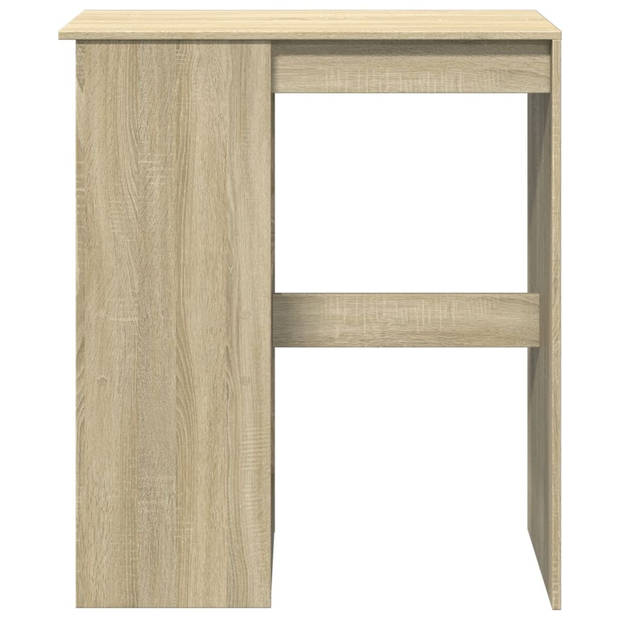 vidaXL Bartafel met rekken 90x47,5x103,5 cm bewerkt hout sonoma eiken