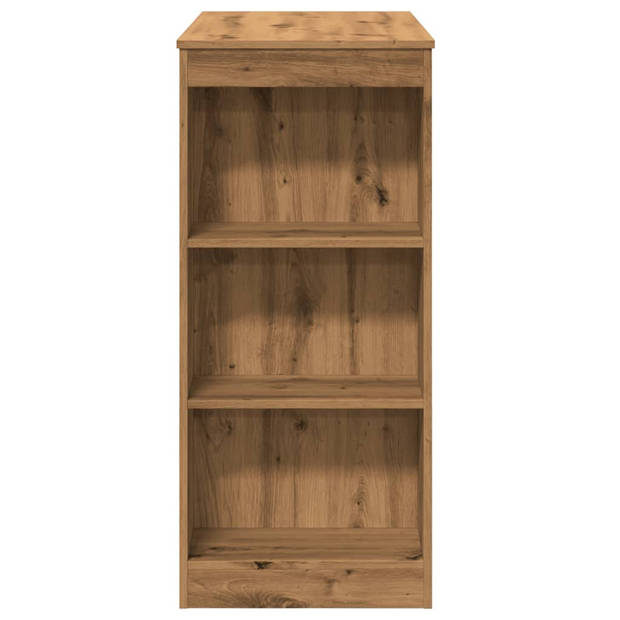 vidaXL Bartafel met rekken 95x47x103,5 cm hout artisanaal eikenkleur