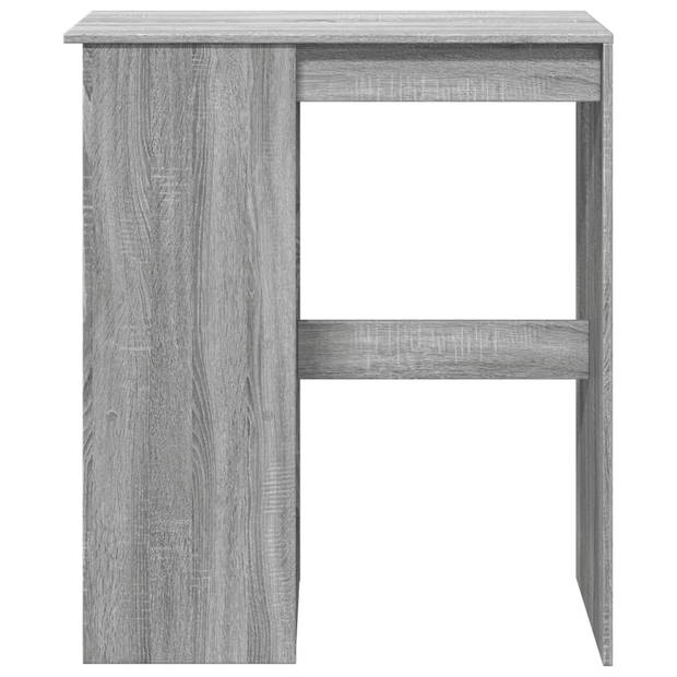 vidaXL Bartafel met rekken 90x47,5x103,5 cm bewerkt hout grijs sonoma