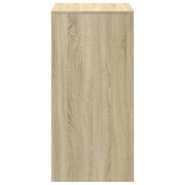 vidaXL Bartafel 51x50x103,5 cm bewerkt hout sonoma eikenkleurig