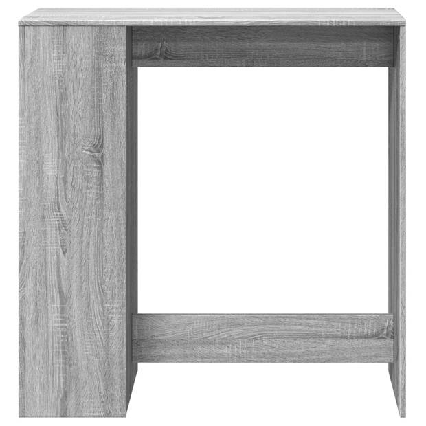 vidaXL Bartafel met rekken 101x40x103,5 cm bewerkt hout grijs sonoma