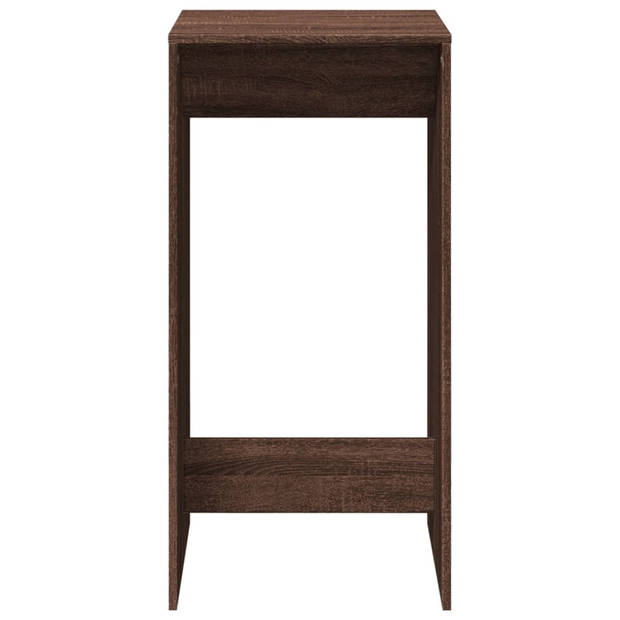 vidaXL Bartafel 51x50x103,5 cm bewerkt hout bruin eikenkleurig