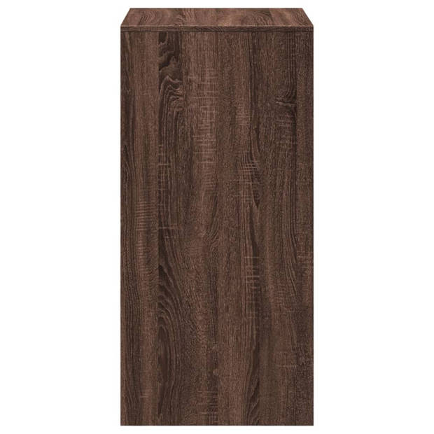 vidaXL Bartafel 51x50x103,5 cm bewerkt hout bruin eikenkleurig