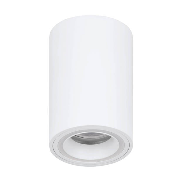 EGLO connect.z Carosso-Z Smart Opbouwlamp - GU10 - 9,5 cm - Wit - Instelbaar RGB & wit licht - Dimbaar - Zigbee