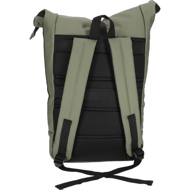 Norlander Rugtas 25L - Rolltop rugzak - 30 x 15 x 57 cm - Vegan Dull PU - Groen