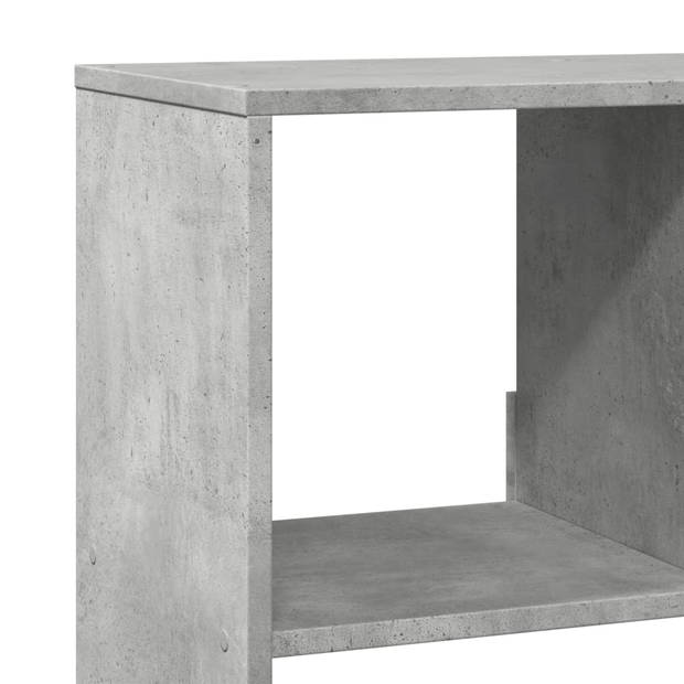 vidaXL kamerscherm 100x33x156,5 cm bewerkt hout betongrijs