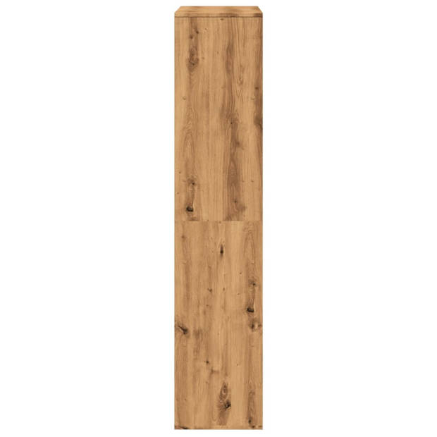 vidaXL Kamerscherm 100x33x156,5 cm bewerkt hout artisanaal eikenkleur