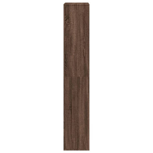 vidaXL Kamerscherm 100x33x187,5 cm bewerkt hout bruin eikenkleurig